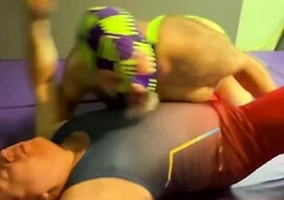 Old Man Stocky Wrestles And Tickles Chubby Bear Matt