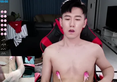Double-camera, Self-insertion, Nipple Clips, Ejaculation