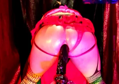 Twerking in a Miniskirt While Riding My Dildo 5