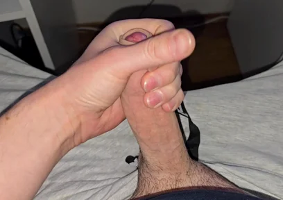 Morning Big Dick Masturbation - Close-up POV Cumshot