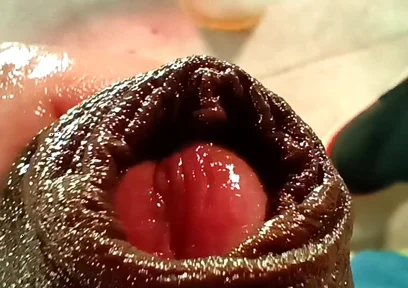 Sexy Colombian Man Urinating and Playing with His Foreskin