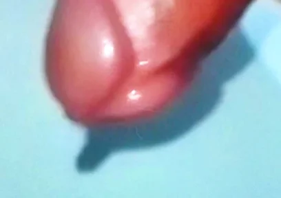 Two-hand Handjob Ends with Thick Cum Dripping in Close-up