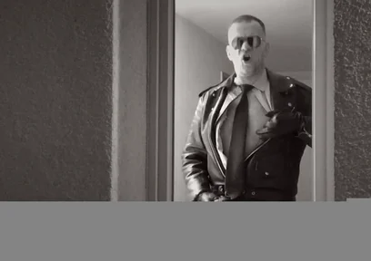 Leather Man 4 Cock Play & Piss Two Times