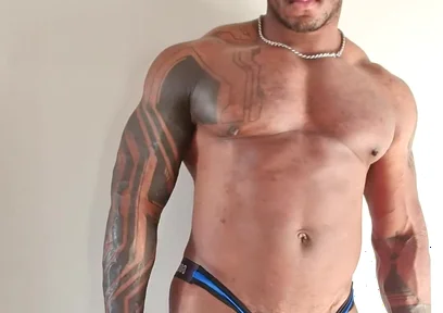 Just a Blue Ass Underwear I Think, Don't Know What There Called.