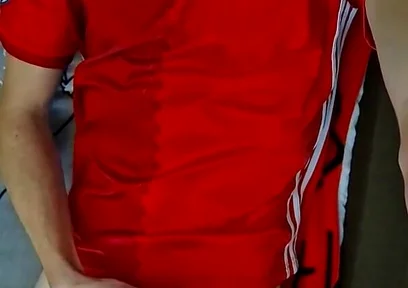 Big Dick Cums on T-shirt