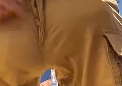 Amazing Bulge in Kaki Shorts