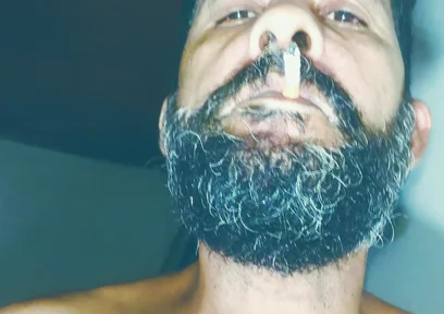 My Body up Close Wearing White Socks