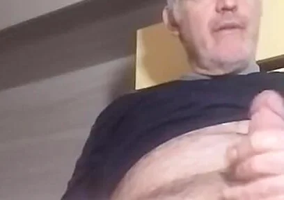 While I Masturbate My Cock with Passion, My Chair Breaks!