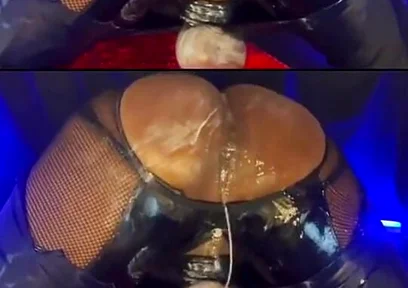 Bottom Digs in Gaping Butthole with Toys