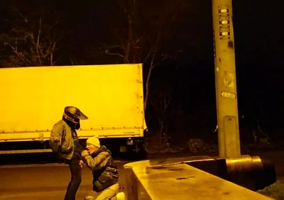 Biker german cruiser blow job