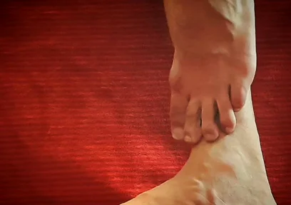 Playing with My Feet and a Dildo