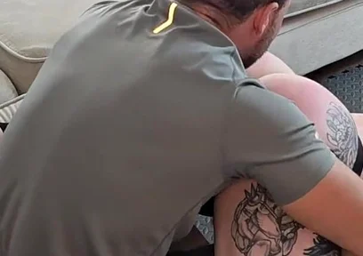 Alpha Spanks His Tattooedgymcub