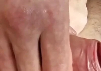 A Dirty Bitch Covered in Cum From Fucking Like a Slut on a Table