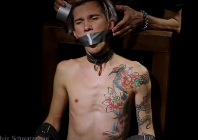 Nicky Throne Part 2: Gag Switch, Drooling, Armpit Tickling & Hair Trim