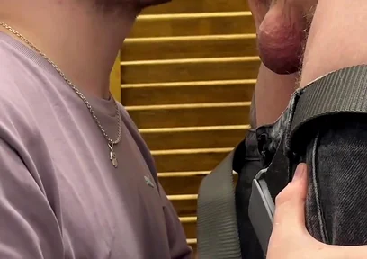 Sneaking Into a Toilet for an Orgasm in a Busy Restaurant and Almost Caught