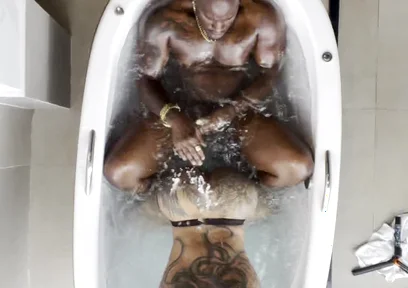 Muscle Body Builder Slut Gets Fucked By BBC!