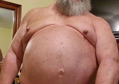 Daddy Bear Jacking His Cock