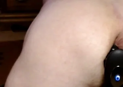 Penis and Ball Ring Thrusting Butt Plug Giving Me an Anal Orgasm