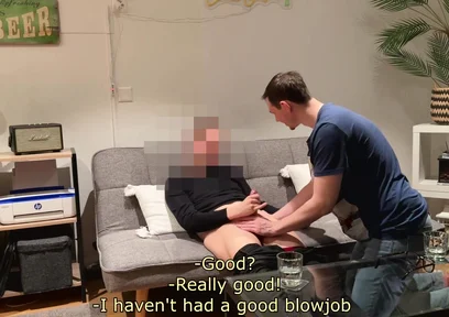 Curious Technician Invited Back to Get His Cock Sucked Again