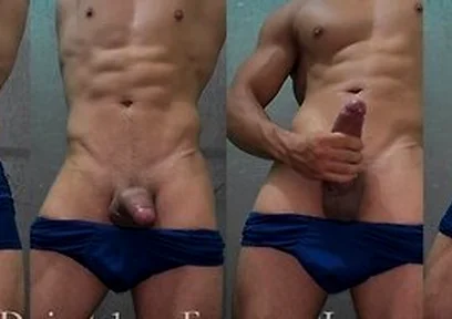 Hot Personal Trainer Moaning Loud And Shaking Cock In The Gym Shower