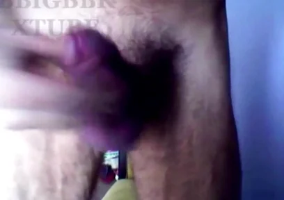 Morning Big Cum on Webcam