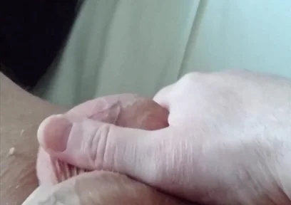 Horny Jerking off in the Morning Before Work