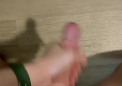 Hot 18yo Twink Destroying His Dick, Hardcore and Intensive Masturbation and Cum