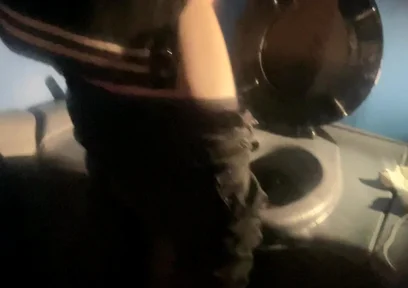 Amateur Boy Opens Street Public Toilets, Catches His Ginger Friend Peeing and Lends Him a Helping Hand