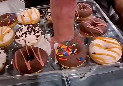 Big Cock Serves Donuts with Extra Frosting