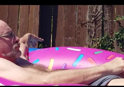 Jacking in the Pool by the Church