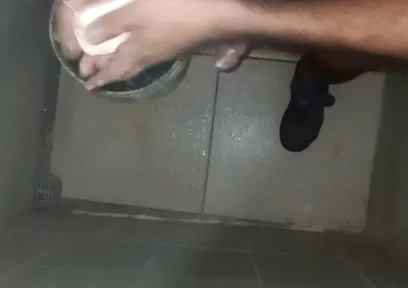 Slim Guy Takes His Shower to Masturbate