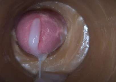 Breastfeeding Breathless with Cream Pumping Deep