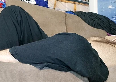 Chubby Daddy Bear Naked Dirty Feet