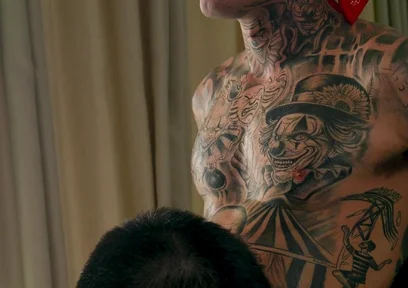 Receiving a Nice Massage