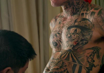 Receiving a Nice Massage