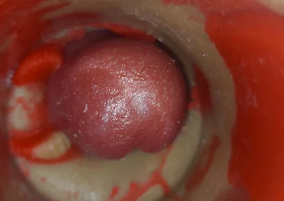 Deep Thrusts Trigger Feverish Cum Inside Without Sperm's Trace