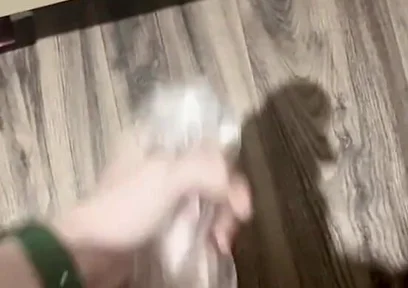 Horny Twink Needed a Release. Big Cumshot, Fucking a Flashlight, Intensive Masturbation. POV 4K Full HD