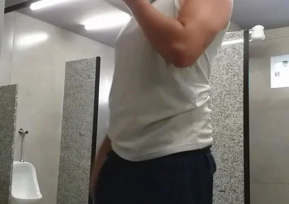 I Almost Got Caught Exposing Myself in the Gym Bathroom, and the Guys Saw Me