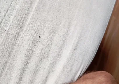 The Guy with His Cock Full of Semen After Cumming I Go Out to the Street with His Stained Pants