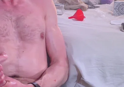 Jerking off with Very Intense Face, 