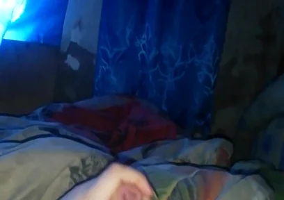 Masturbating