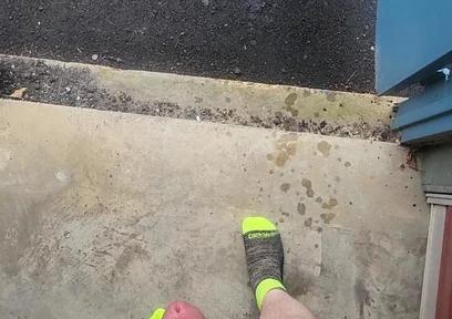 Almost Caught Enjoying the Storage Unit