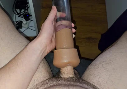 My Dick Vs Vacuum Pump - Watching It Get Bigger