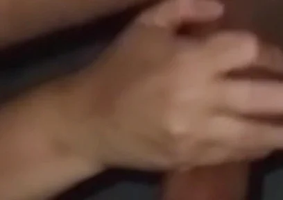 Married Woman Feels the Size of His Cock and Handles His Balls Without the Cock Ring