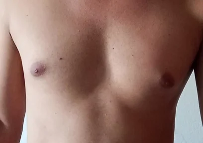 First Time Smelling Red Swim Trunks
