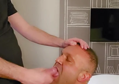 Straight Lad Sucking Huge 10 Inch Monster Cock!
