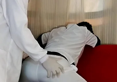 Unexpected Touch Exam: I Was Excited by the Nurse on Duty and Couldn't Hide It - 1