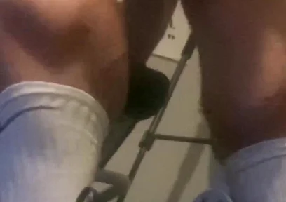 Anal Dildo Fucking in the Gym