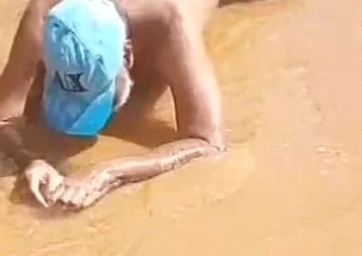 Ladysilva Naked on the Beach Very Hot