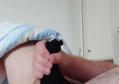 Horny Jerking off in a Black Thong for the Cock